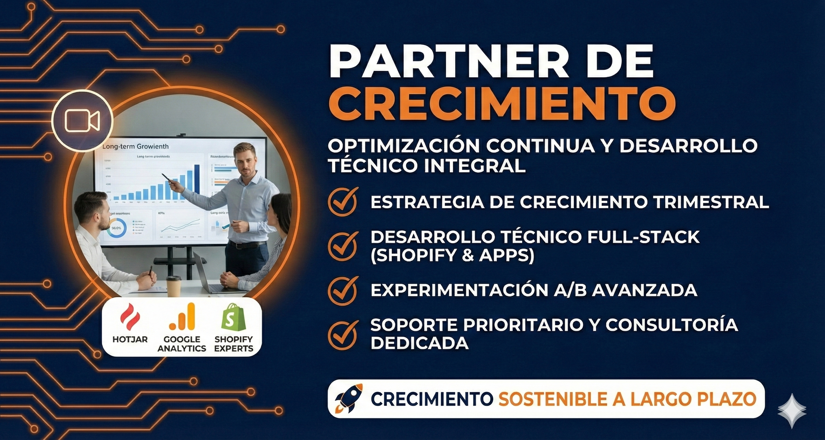 Partner de Crecimiento | Dirección de CRO & Desarrollo Técnico